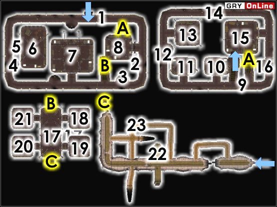 Zaraz po wejściu w [1] zostaniesz zaatakowany przez dwóch przeciwników - Ushat gra-Gulfima z młotem i Mevena Uvarena z długim mieczem - Hlormaren, wnętrze | ŚWIAT - Hlormaren | The Elder Scrolls III: Morrowind - The Elder Scrolls III: Morrowind - poradnik do gry