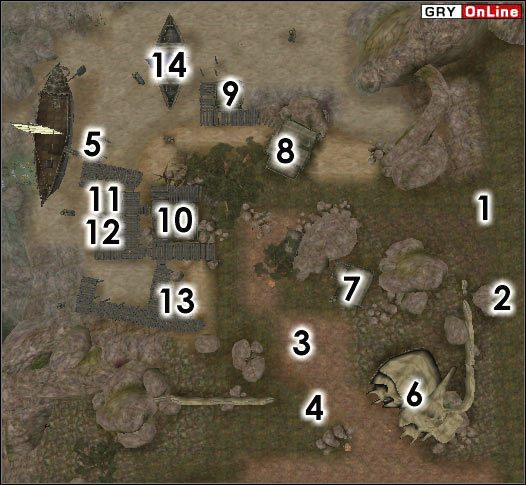 Po mieście chodzą cywile: Lledsea Relas, Sathas Rivul, Vireveri Darethran, Ganus Lloryn oraz Redorański Strażnik - Ald Velothi | ŚWIAT - Khuul | The Elder Scrolls III: Morrowind - The Elder Scrolls III: Morrowind - poradnik do gry