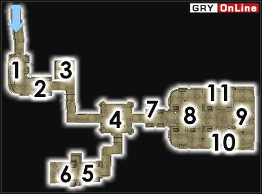 Zaraz po wejściu obróć się i spójrz na drzwi, którymi tu wszedłeś - potem na dół - Pozostałe miejsca | ŚWIAT - Klasztor Holamayan | TES III: Morrowind - The Elder Scrolls III: Morrowind - poradnik do gry