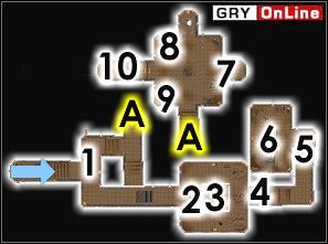 Pajęczy Centurion, Parowy Centurion, Kulisty Centurion lub Krasnoludzkie Widmo będzie w [1], na górze w [2] (dwóch), w [4], [5] i [6] - Pozostałe miejsca | ŚWIAT - Klasztor Holamayan | TES III: Morrowind - The Elder Scrolls III: Morrowind - poradnik do gry