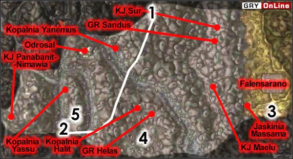 [1] - Jeden z końców Upiornej Bariery - Mapa Główna | ŚWIAT - Falensarano | The Elder Scrolls III: Morrowind - The Elder Scrolls III: Morrowind - poradnik do gry