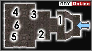 Pierwszą rzeczą będzie oczywiście pozbycie się wrogów (a jest ich pięciu) - w [1] Stlubo Otiustiris z krótkim mieczem, w [2] rzucająca zaklęcia Methulu Ienith, w [3] czarownik Terer Helothan, w [4] kolejny mag - Camas, a wreszcie w [5] odziana w stalową zbroję Aralosea Romori z toporem (ma przy sobi - Pozostałe miejsca | ŚWIAT - Tel Branora | TES III Morrowind - The Elder Scrolls III: Morrowind - poradnik do gry