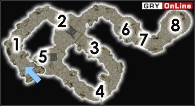 W pierwszej części jaskini czeka cię tylko walka, będzie kolejno wykańczał przeciwników - Pozostałe miejsca | ŚWIAT - Tel Uvirith | TES III Morrowind - The Elder Scrolls III: Morrowind - poradnik do gry