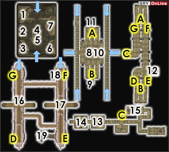 Na górnym placu stoją: Nar gro-Shagramph, Tumsa Darethi, Fasele Viralaine, Drulvan Rindo i Strażnik Świątynny - Vivek, Strefa Hlaalu | ŚWIAT - Vivek | TES III Morrowind - The Elder Scrolls III: Morrowind - poradnik do gry