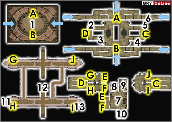 Na głównej arenie w [1], na trybunach stoją cztery osoby: Snat gro-Ushug, Tanusa Veloth, Morusu Varen i Vilyn Rervam - Vivek, Arena | ŚWIAT - Vivek | TES III Morrowind - The Elder Scrolls III: Morrowind - poradnik do gry