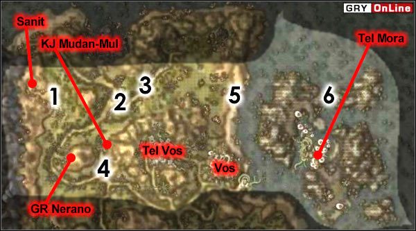 [1] - Ciało Ashamanu - Mapa Główna | ŚWIAT - Vos | TES III Morrowind - The Elder Scrolls III: Morrowind - poradnik do gry