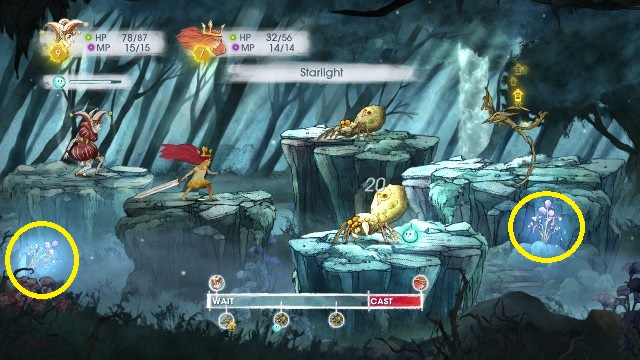 W trakcie walki masz możliwość zdobywania punktów zdrowia i many - Walka | Podstawy gry | Child of Light - Child of Light - poradnik do gry