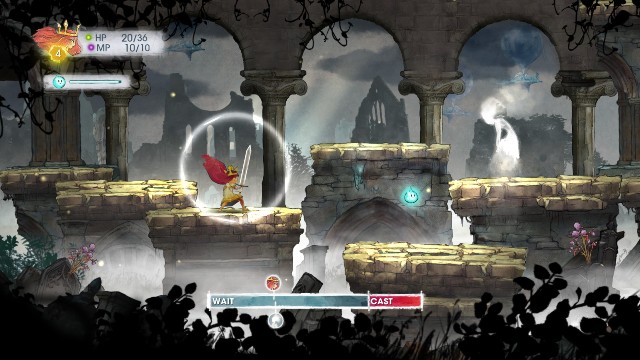 Aurora używająca tarczy - Rozdział 2 - The Queen of Light | Opis przejścia | Child of Light - Child of Light - poradnik do gry