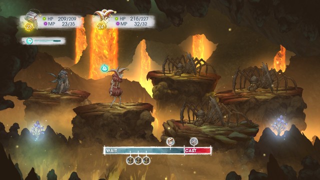 Aby dostać się do bossa i wyjść z tej lokacji musisz stoczyć 3 walki z pająkami - Rozdział 6 - Of Mice and Magna | Opis przejścia | Child of Light - Child of Light - poradnik do gry