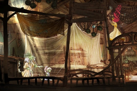 Po rozwiązaniu zagadki zaatakuje cię boss - Rozdział 9 - The Piscean and the Ogre | Opis przejścia | Child of Light - Child of Light - poradnik do gry