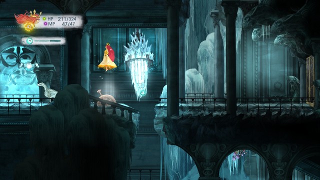 Gdy trafisz do kolejnej lokacji będziesz musiał przejść górą przez wszystkie pułapki - Rozdział 10 - The Lowest of the Low | Opis przejścia | Child of Light - Child of Light - poradnik do gry