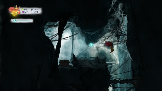 W tej skrzyni jest Rough Sapphire - Rozdział 4 | Sekrety i znajdźki | Child of Light - Child of Light - poradnik do gry