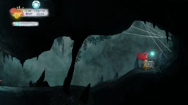 W tej skrzyni znajduje się Rough Sapphire - Rozdział 4 | Sekrety i znajdźki | Child of Light - Child of Light - poradnik do gry