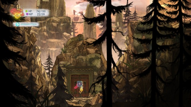 Gdy zepchniesz z góry blok drewna, który otwiera ci przejście poczekaj jeszcze chwilę - Rozdział 5 | Sekrety i znajdźki | Child of Light - Child of Light - poradnik do gry