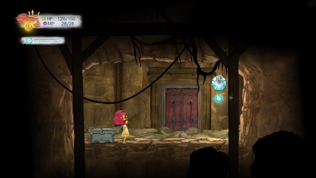 W skrzyni jest Tumbled Emerald, a w kamieniu Rough Sapphire - Rozdział 5 | Sekrety i znajdźki | Child of Light - Child of Light - poradnik do gry