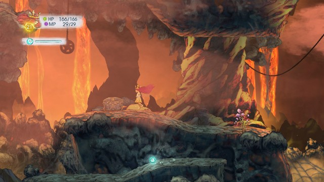 Gdy ominiesz pułapkę po prawej stronie czeka na ciebie skrzynka - Rozdział 6 | Sekrety i znajdźki | Child of Light - Child of Light - poradnik do gry