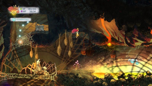 W kamieniu jest Magic Defence Elixir, a w skrzyni Tumbled Emerald - Rozdział 6 | Sekrety i znajdźki | Child of Light - Child of Light - poradnik do gry