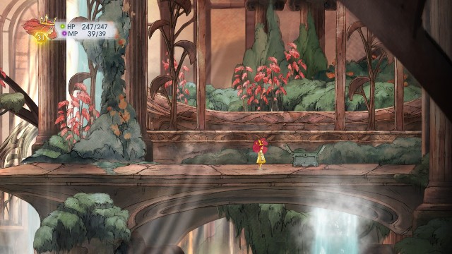 W prawej jest Firefly Elixir, a w lewej Defense Elixir - Rozdział 7 | Sekrety i znajdźki | Child of Light - Child of Light - poradnik do gry