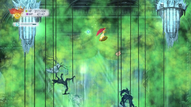 W pokoju zatrutym przez Nox na górze jest wiadomość - Rozdział 10 | Sekrety i znajdźki | Child of Light - Child of Light - poradnik do gry