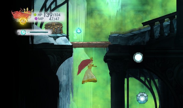 Z kamienia wypadnie Tumbled Tourmaline, a ze skrzyni wyciągniesz Damage Elixir - Rozdział 10 | Sekrety i znajdźki | Child of Light - Child of Light - poradnik do gry