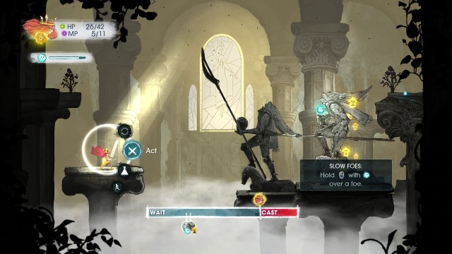 Przeciwnicy nie należą do najtrudniejszych i wkrótce po pokonaniu możesz ruszać w dalszą podróż - Twins Golem | Bossowie | Child of Light - Child of Light - poradnik do gry