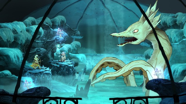 Najlepszym wojownikiem będzie Finn, ponieważ możesz atakować każdą część bossa piorunami - Nox | Bossowie | Child of Light - Child of Light - poradnik do gry