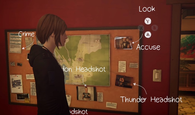 Po rozmowie z dilerem spójrz na mapę - Rozdział 4 Epizod 3 Hell Is Empty Life Is Strange Before the Storm | Solucja - Life Is Strange: Before the Storm - poradnik do gry