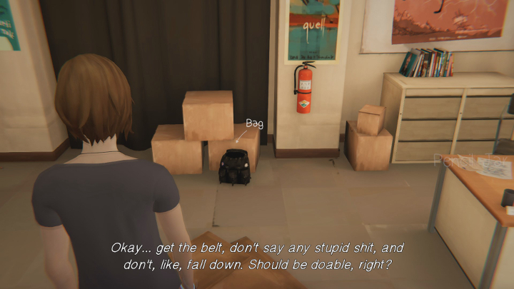 Następnie musisz odnaleźć pasek (belt) Rachel - Rozdział 3 | Solucja Life Is Strange Before the Storm | Epizod 1 - Awake - Life Is Strange: Before the Storm - poradnik do gry