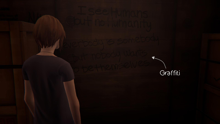 Kolejne graffiti jest dostępne podczas podróży pociągiem - Wszystkie Graffiti | Epizod 1 | Solucja Life Is Strange Before the Storm - Life Is Strange: Before the Storm - poradnik do gry