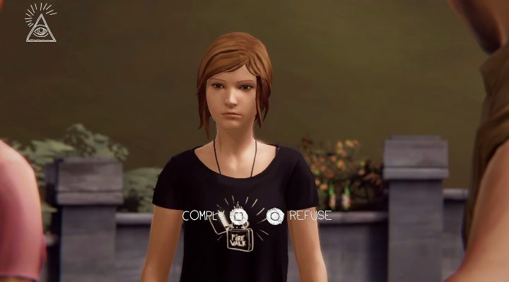 Drugim ważnym wyborem w tym epizodzie jest decyzja odnośnie opróżnienia kieszeni - Ważne wybory w Epizod 2 Life Is Strange: Before the Storm - Life Is Strange: Before the Storm - poradnik do gry