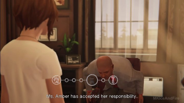 Okręgi widoczne na obrazku oznaczają ilość punktów jaką musisz zdobyć, aby wygrać - Rozdział 1 - Szkoła, Parking | Solucja Epizod 2 Life Is Strange Before the Storm - Life Is Strange: Before the Storm - poradnik do gry