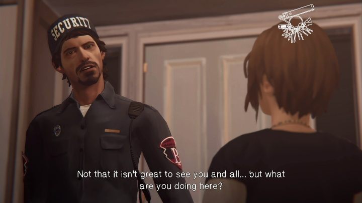 Skip otworzy drzwi i zacznie rozmowę z Chloe - Rozdział 3 - Akademia Blackwall | Solucja Epizod 2 - Life Is Strange: Before the Storm - poradnik do gry