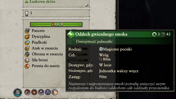 Jednostki mogą posiadać szereg umiejętności, wszystkie je możesz sprawdzić z poziomu własnych bitew. - Statystyki jednostek | Armia w Total War Warhammer II - Total War: Warhammer II - poradnik do gry