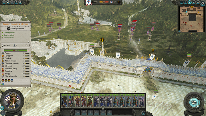 Niektóre ufortyfikowane osady tą łatwiejsze w obronie od innych ze względu na krótszy odcinek muru do obrony. - Oblężenia | Prowadzenie bitew w Total War Warhammer II - Total War: Warhammer II - poradnik do gry