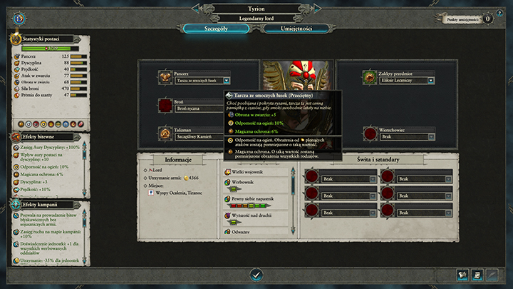 Przedmioty mogą nadać naszej postaci różne przydatne dodatkowe efekty. - Umiejętności i ekwipunek | Lordowie i bohaterowie w Total War Warhammer II - Total War: Warhammer II - poradnik do gry