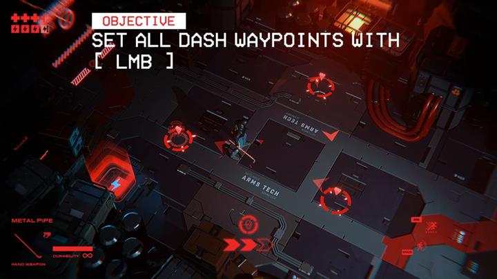 Możesz zaplanować kilka zrywów, by np. zabrać broń i wrócić z powrotem w bezpieczne miejsce. - Prolog | Opis przejścia | Ruiner - Ruiner - poradnik do gry