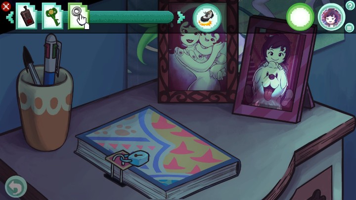 W tej części pokoju znajdziesz pamiętnik - Pokój | Opis przejścia - Akt 1 | Hiveswap - Hiveswap - poradnik do gry