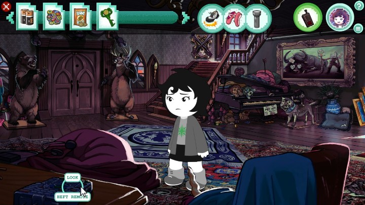 Trafisz do salonu, w którym znajdziesz sprzęt, z którego będziesz mógł wyciągnąć akumulatorki - Dom i kryjówka brata | Opis przejścia - Akt 1 | Hiveswap - Hiveswap - poradnik do gry