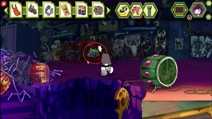 Kolejna rzecz, którą możesz zabrać ze sobą znajdziesz na kanapie po lewej stronie - Zakończenie | Opis przejścia - Akt 1 | Hiveswap - Hiveswap - poradnik do gry