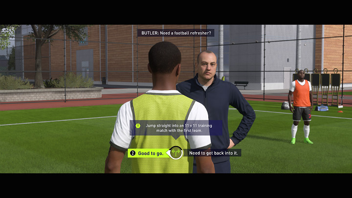 Podczas rozmów i wywiadów, Gracz będzie miał możliwość wybrania odpowiedniej kwestii, którą w jego imieniu wygłosi Alex - Początek | Droga do sławy | FIFA 18 - FIFA 18 - poradnik do gry