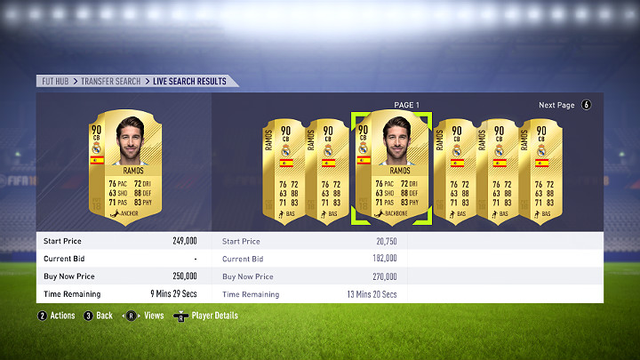 Sprawdzenie ceny danego zawodnika jest kluczem do osiągnięcia zysku - Podstawowe zasady handlu | FIFA 18 - FIFA 18 - poradnik do gry