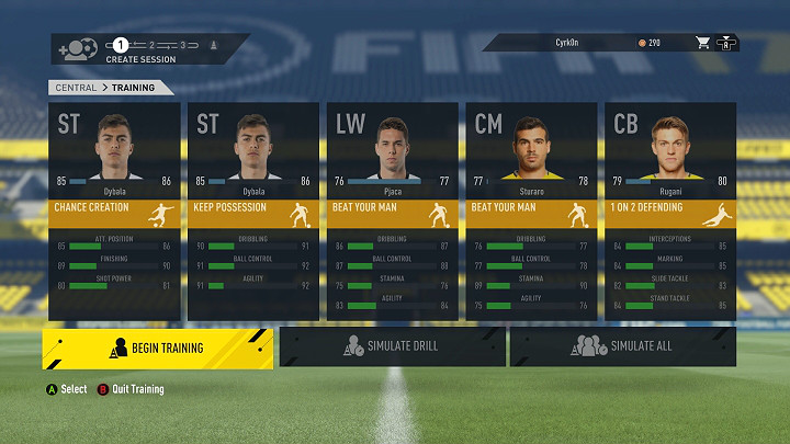 1 - Skład i trening | Kariera menadżera | FIFA 18 - FIFA 18 - poradnik do gry