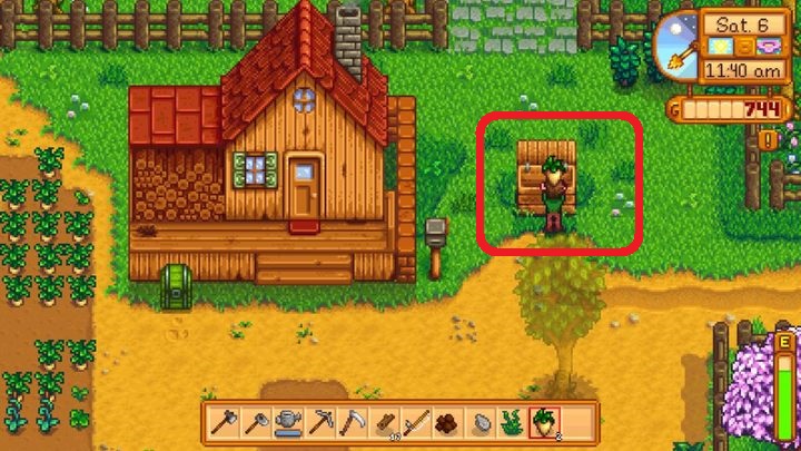 Do kosza wrzucaj wszystko, co uznasz, że jest ci niepotrzebne. Nawet śmieci mogą przynieść zysk. - Jak najlepiej zacząć pierwszy dzień w Stardew Valley | Szybki start - Stardew Valley - poradnik do gry