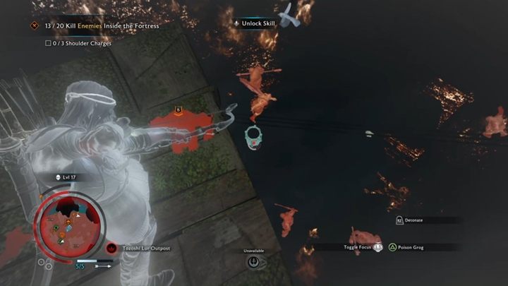 W Świecie upiorów możesz łatwo wykrywać wrogów. - Śródziemie Cień Wojny: Skrytobójstwo - Walka - Śródziemie: Cień Wojny - poradnik do gry 