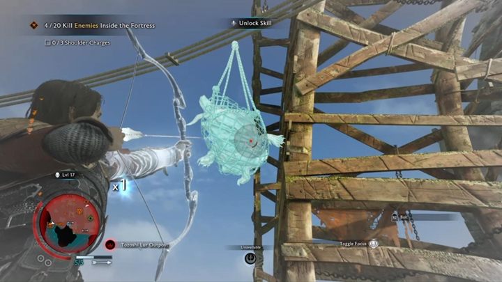 Zestrzel resztki mięsne, by wezwać stwory na pole bitwy. - Śródziemie Cień Wojny: Korzystanie z elementów otoczenia - Walka - Śródziemie: Cień Wojny - poradnik do gry