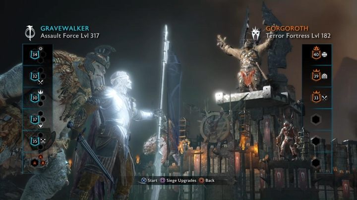 Zawsze atakuj twierdzę z wykorzystaniem najsilniejszych orków. - Śródziemie Cień Wojny: Twierdza - atak - Śródziemie: Cień Wojny - poradnik do gry