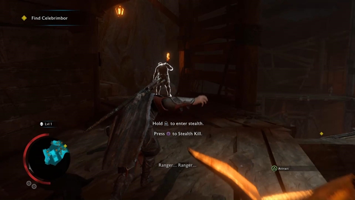 Pierwsza misja jest bardzo prosta - to samouczek i nauka podstaw kontroli postaci. - Śródziemie Cień Wojny: Prolog - solucja - Śródziemie: Cień Wojny - poradnik do gry