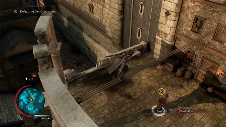 Zaatakuj wroga od góry, by wykorzystać jego słabość. - Śródziemie Cień Wojny: Drużyna - solucja - Śródziemie: Cień Wojny - poradnik do gry 