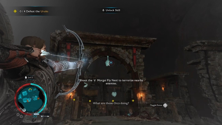 Zestrzel gniazdo much. - Śródziemie Cień Wojny: Ostrze w ciemnościach - solucja - Śródziemie: Cień Wojny - poradnik do gry 