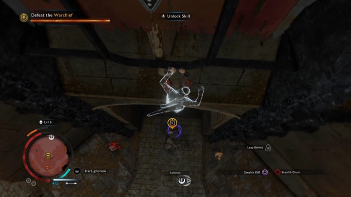 Możesz rozpocząć pojedynek od ataku skrytobójczego. - Śródziemie Cień Wojny: Brama zdrajców - solucja - Śródziemie: Cień Wojny - poradnik do gry 